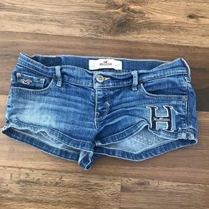 Hollister jean short shorts